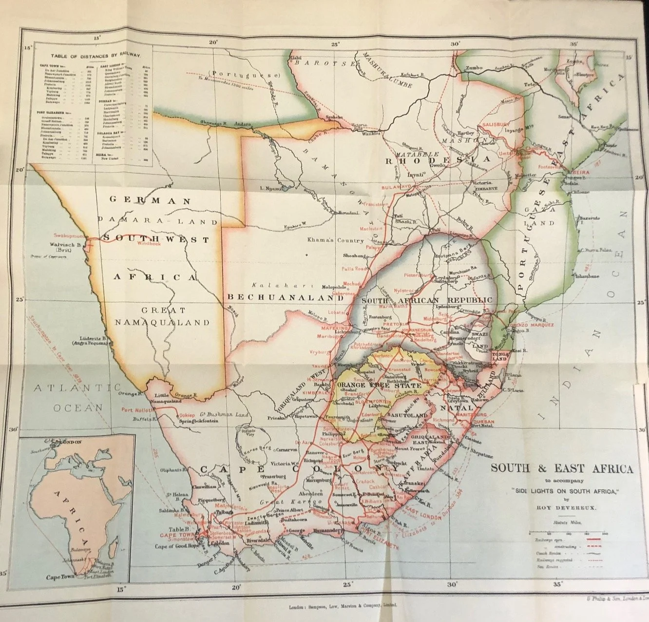 Side Lights on South Africa by Margaret Rose McAdam (1899)