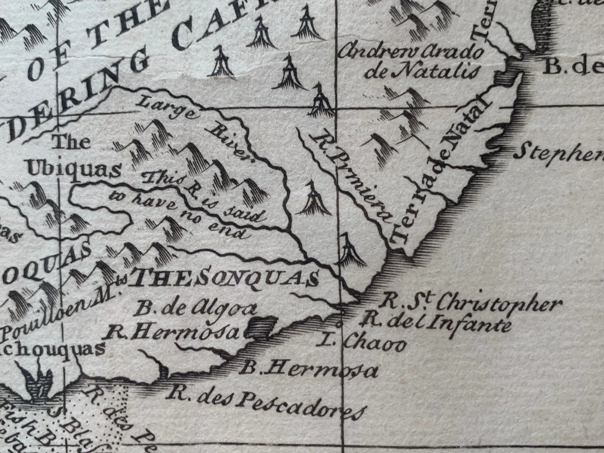 A New Map of the Southern Parts of Africa c.1747