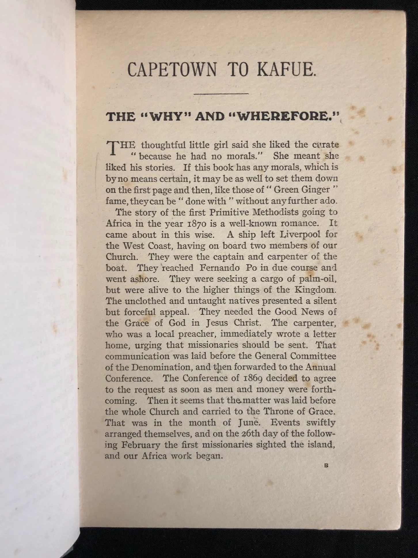 Cape Town to Kafue: The Story of an Eighteen Thousand Miles Journey by Reverend Taylor (1916)