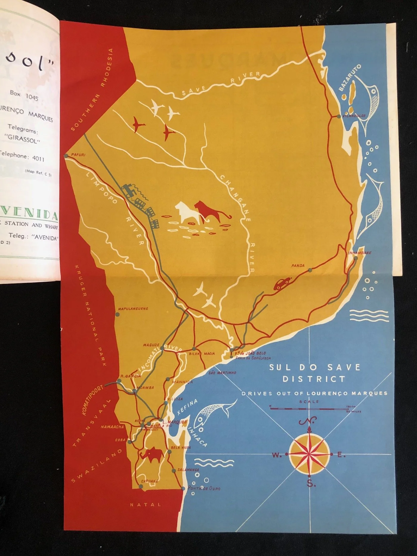 Lourenço Marques and the Moçambique Coast: A Guide, written by John Anthony (c.1955)