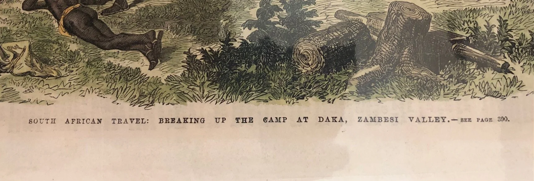 The Deka River and Valley, located in (modern-day) Zimbabwe, After Thomas Baines (1869). 