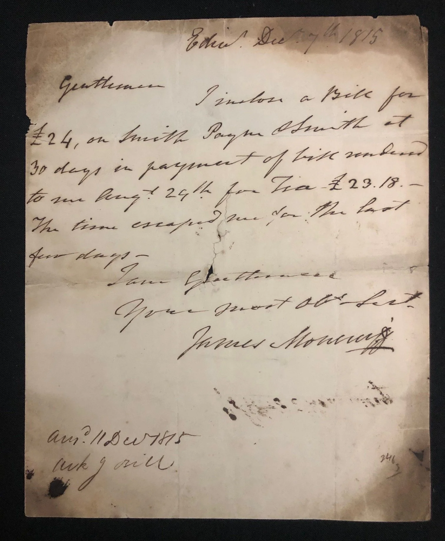 Sir James Wellwood Moncreiff, 9th Baronet, Scotland (1815)