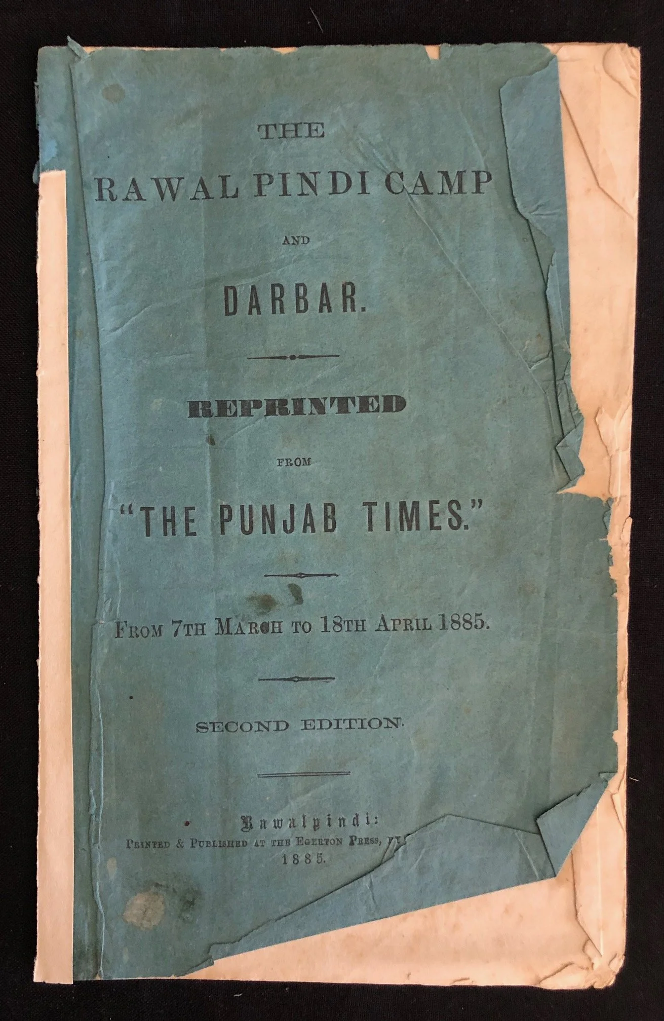 The Rawal Pindi Camp and Darbar 1885