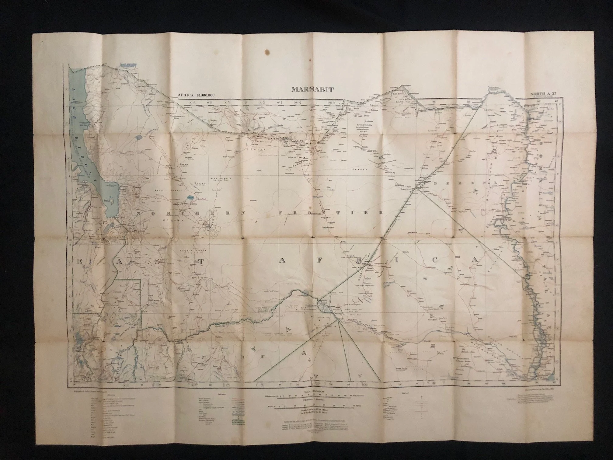 East African Campaign of World War I -Northern Region (modern day Kenya) c.1917