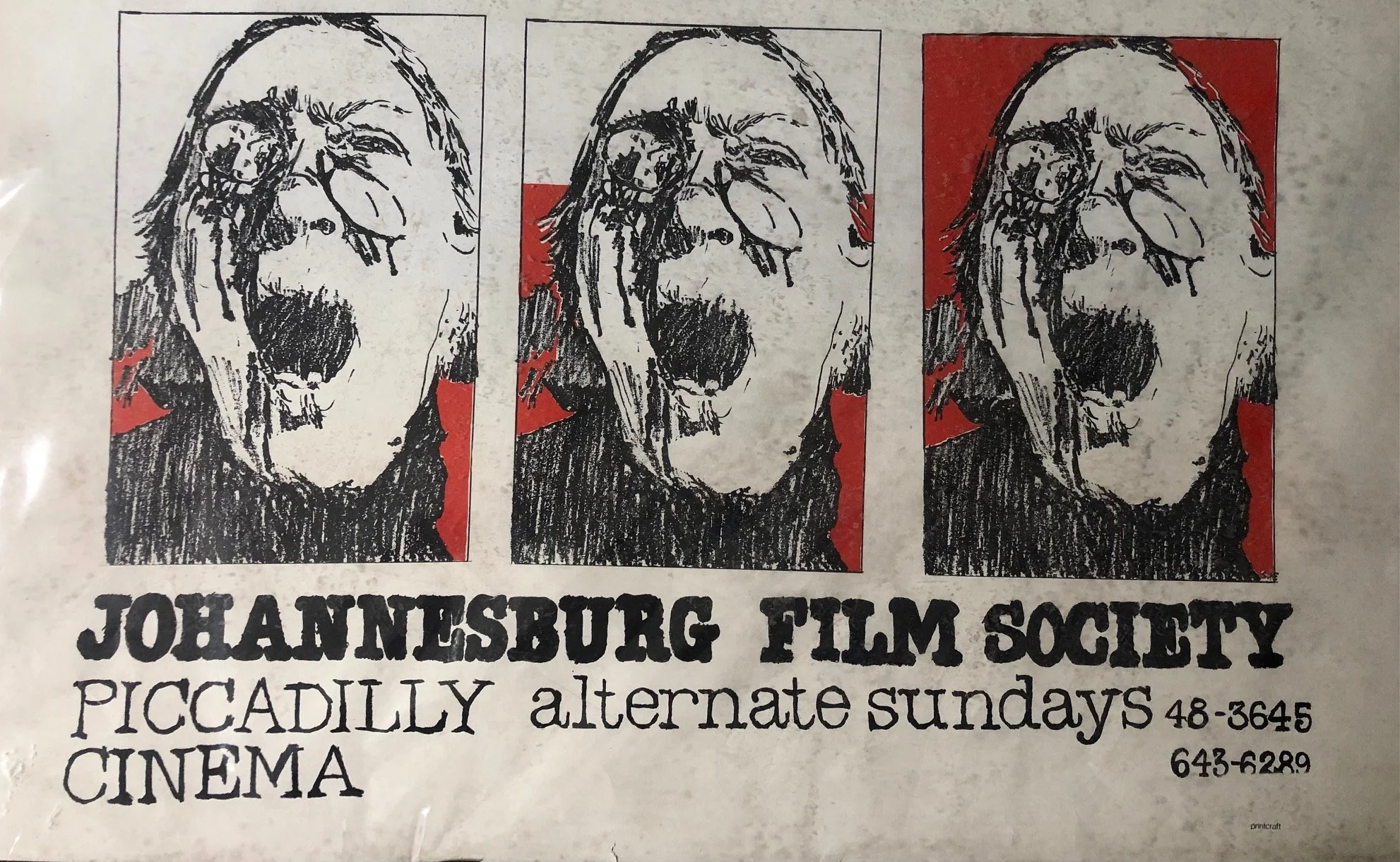 Screening of Battleship Potemkin by The Johannesburg Film Society c.1980