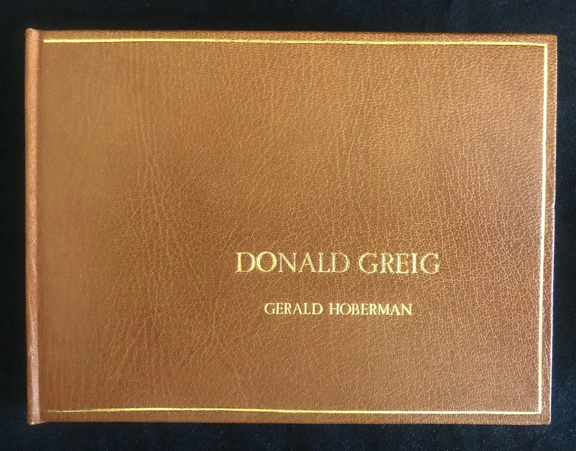 Special collector's edition of Donald Greig by Gerald Hoberman (2008)