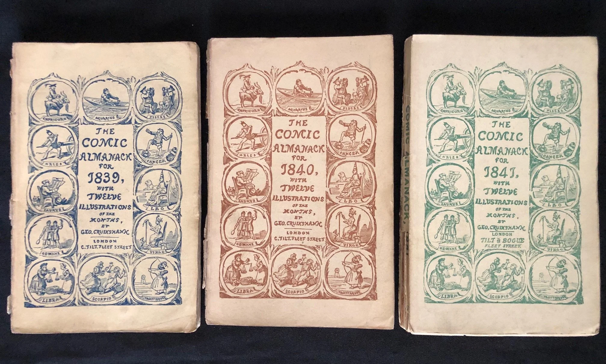 The Comic Almanack by George Cruikshank (1835-1853) 