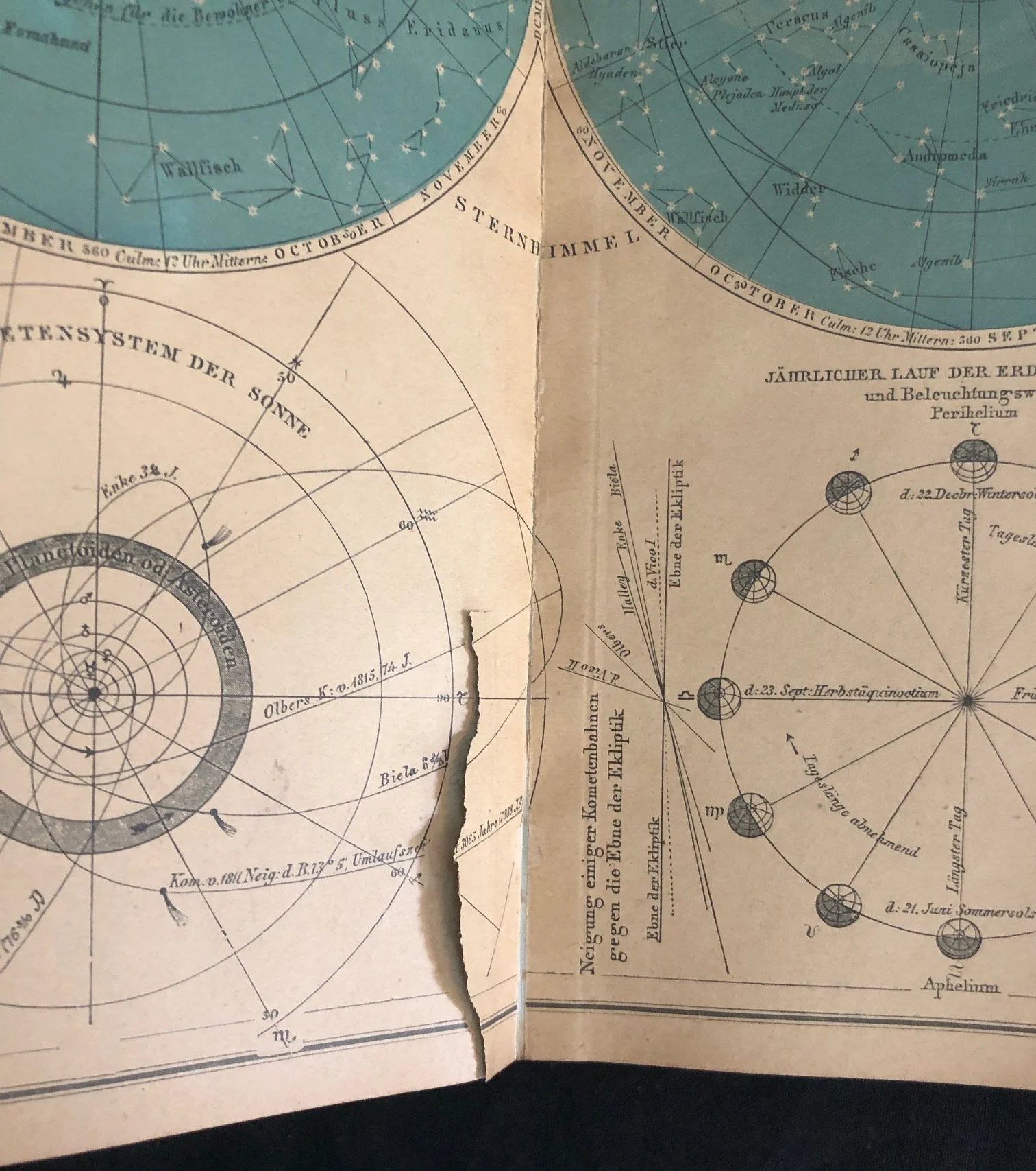 A late 19th- or turn-of-the-20th-century German hand Atlas