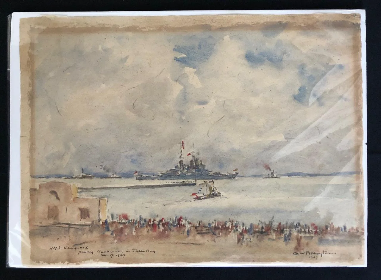 HMS Vanguard Royal Visit 1947