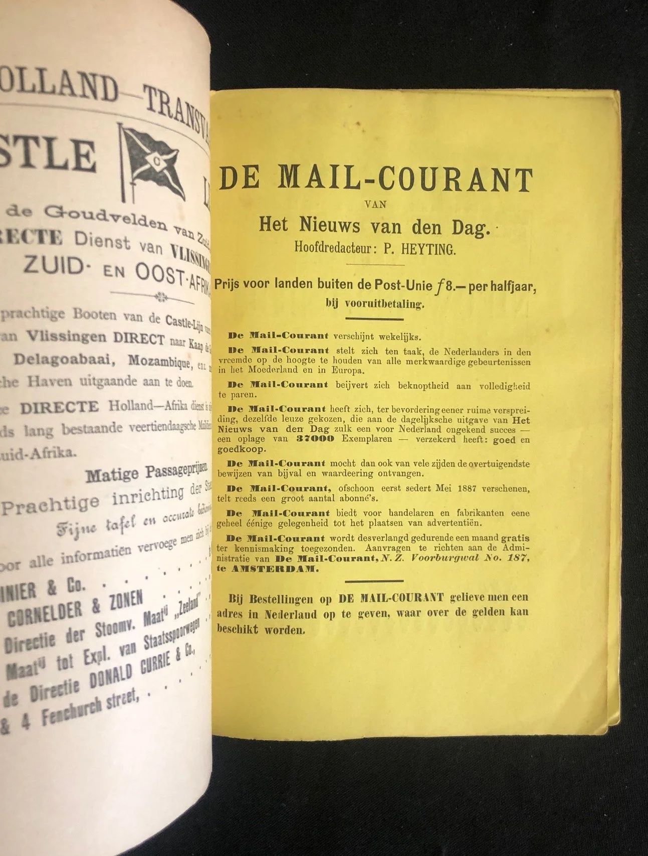 Transvaal en Omliggende Landen (Transvaal and Surrounding Lands). 1889