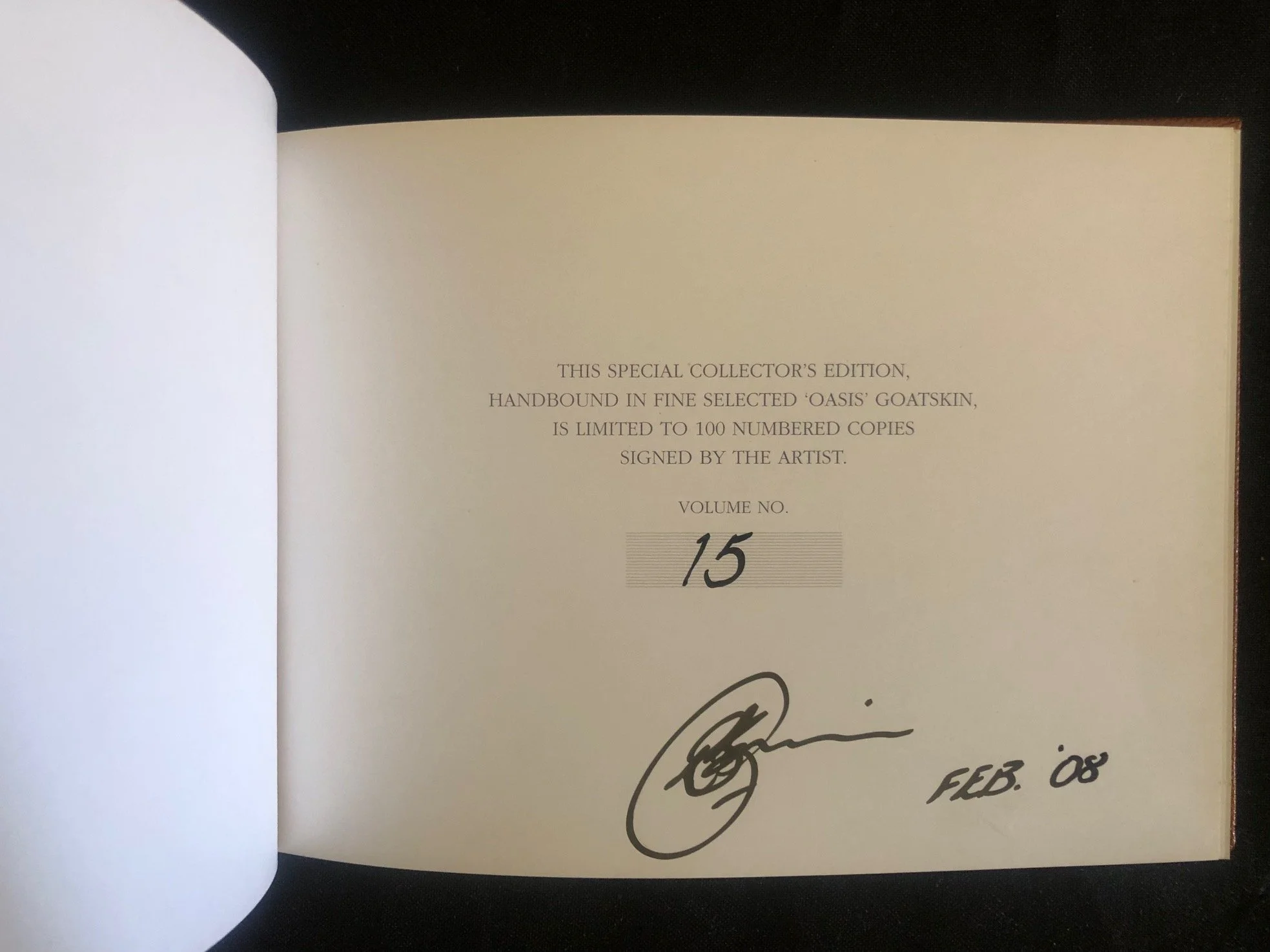 15 of 100 signed Special collector's edition of Donald Greig by Gerald Hoberman (2008)