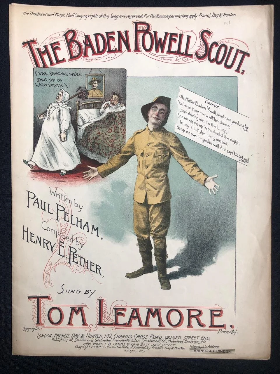 The Baden Powell Scout (sheet music) 1900