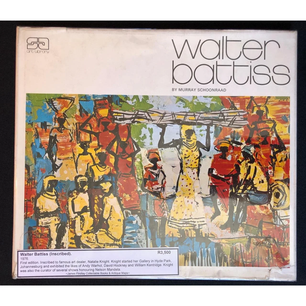 Inscribed Walter Battiss by Murray Schoonraad (1976) R3,500