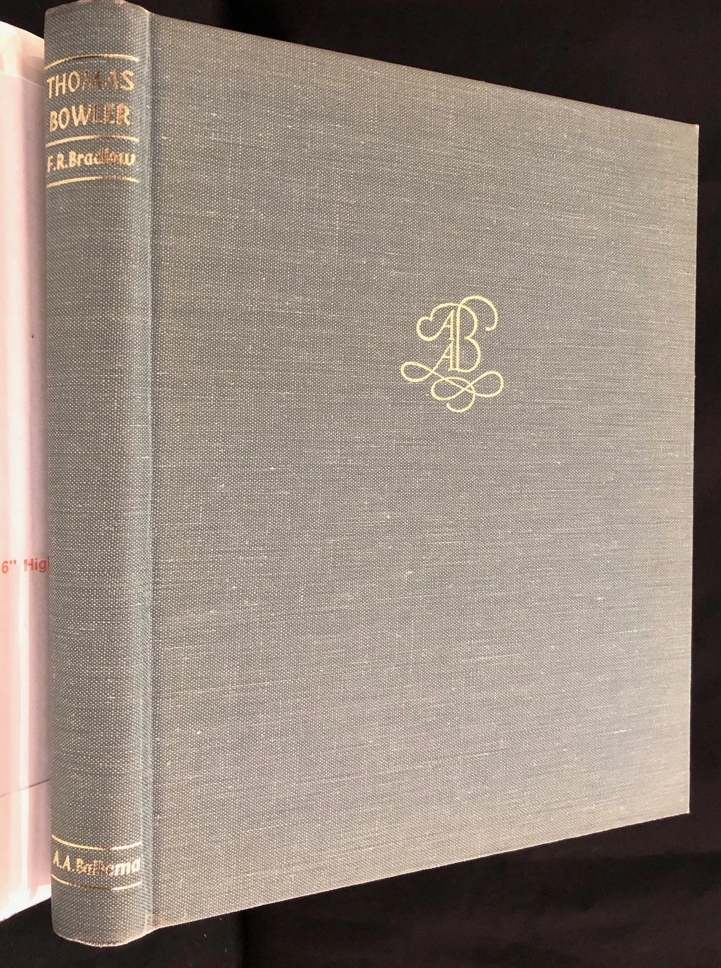 Thomas Bowler: His Life and Work by Frank R. Bradlow, Deluxe edition (1967)