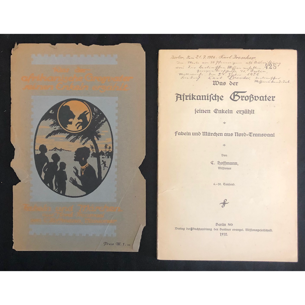 Fabeln und Märchen aus Nord-Transvaal, Berliner Missionsgesellschaft (1912) R1,250