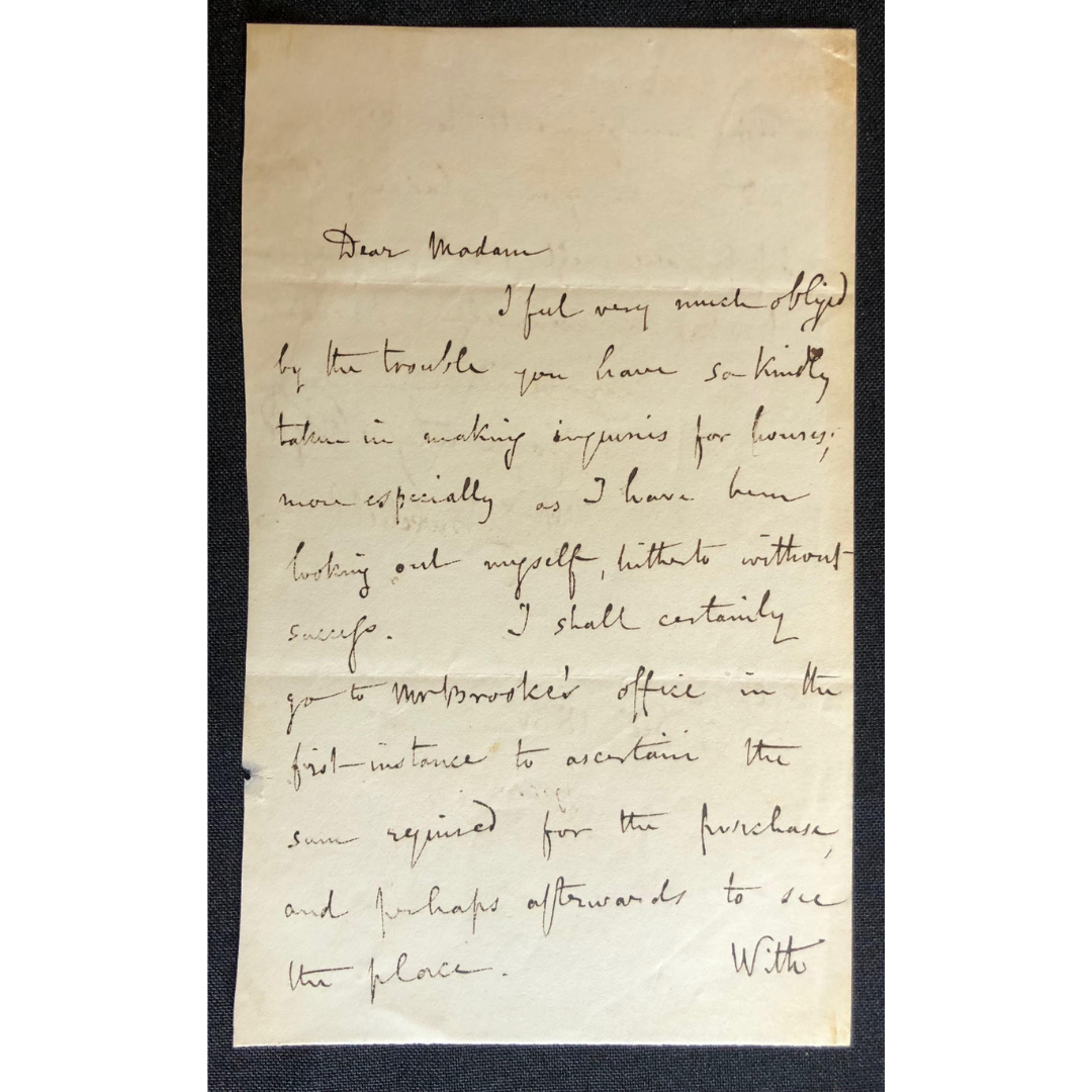 William Burchell Autograph Letter Signed 1830 R6,500