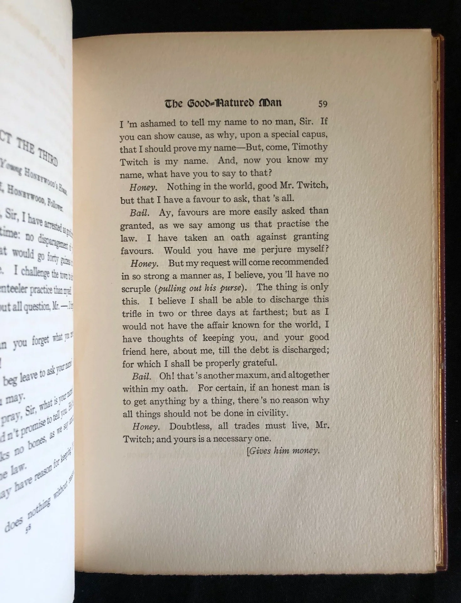 Fine bindings of Two Oliver Goldsmith books (c.1920)