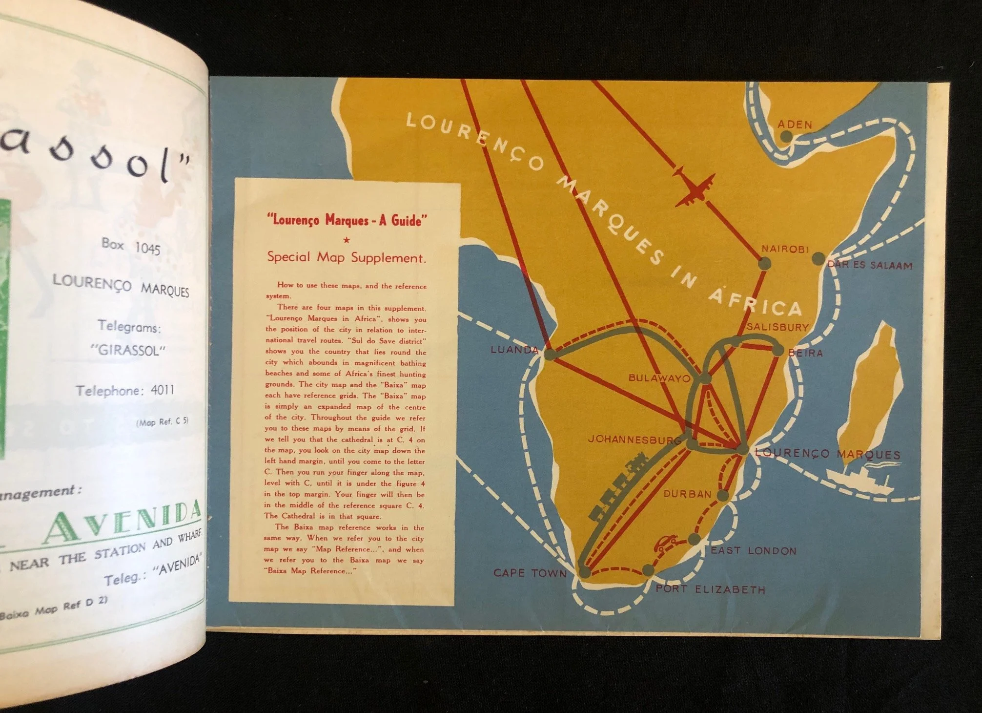 Lourenço Marques and the Moçambique Coast: A Guide, written by John Anthony (c.1955)