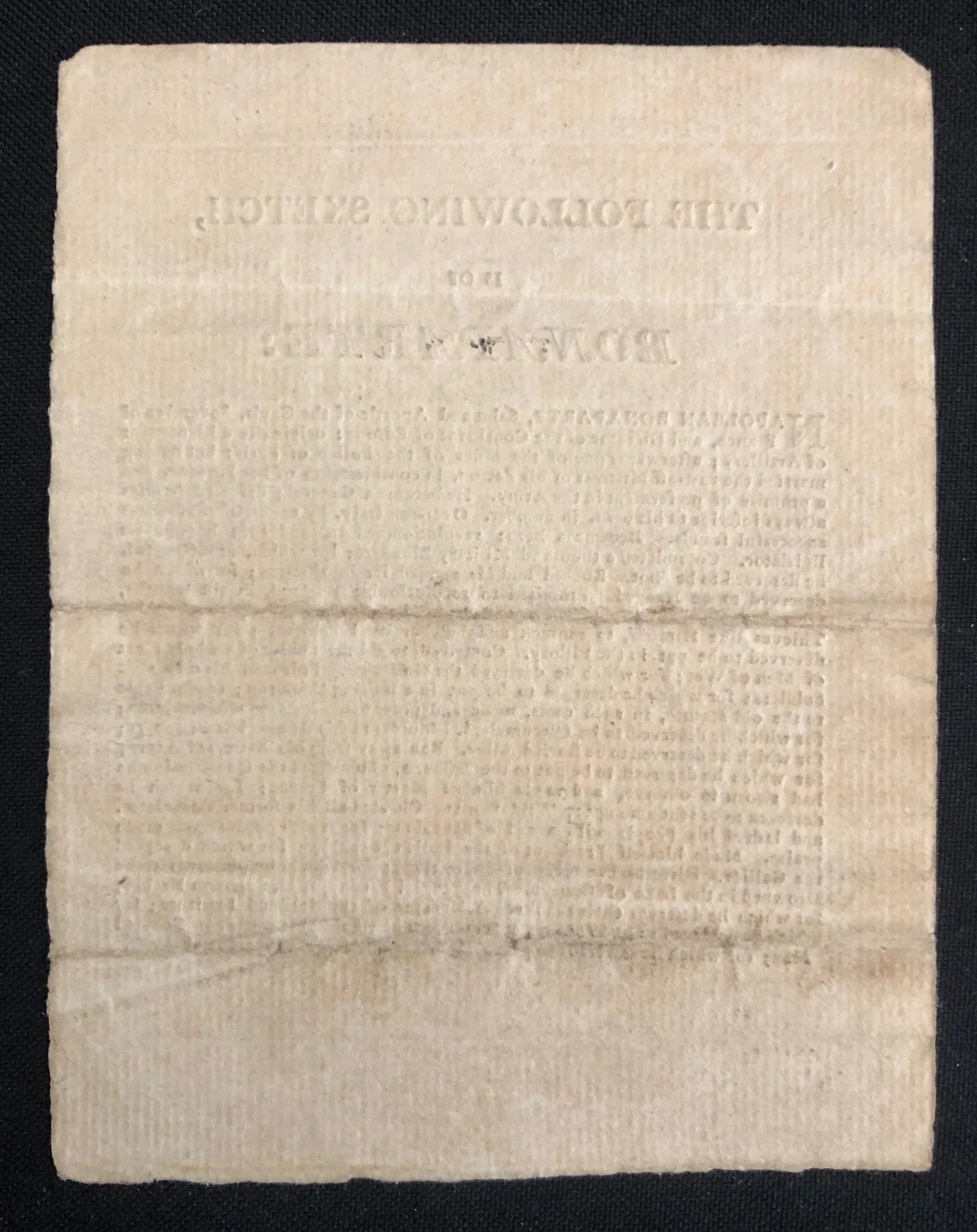 British anti-Napoleonic invasion broadside c.1805
