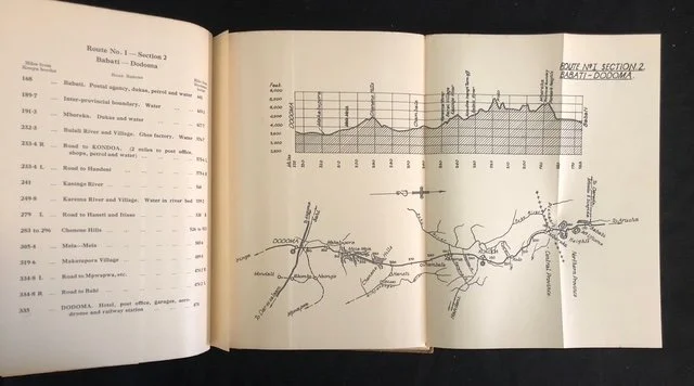 Tanganyika Territory: Maps, Road Reports and Profiles of Principal Roads compiled by the Public Works Department in 1940