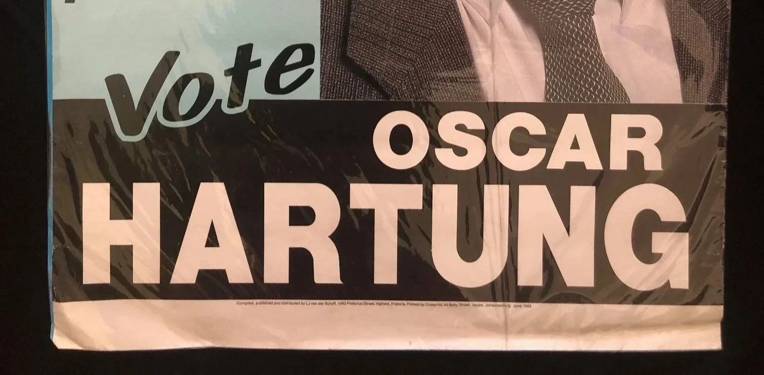 For honesty in politics Vote OSCAR HARTUNG 1.jpg