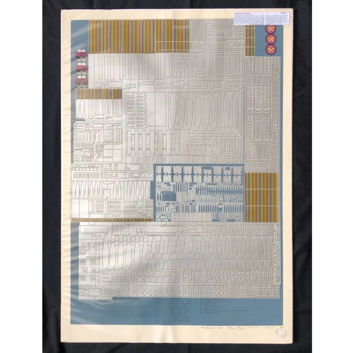 War Games Revisited by Sir Eduardo Luigi Paolozzi R25,000
