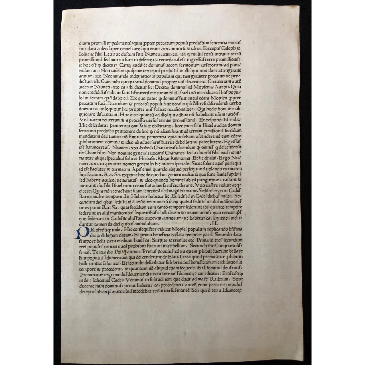 A Page from Deuteronomy or Numbers (c.1500) R3,000