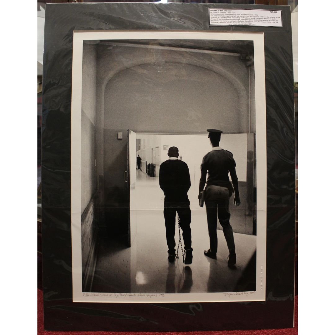 Jurgen Schadeberg: Robben Island Prisoner 1999 R20,000
