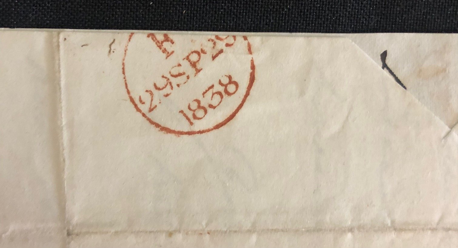 Manuscript Letter: English landscape and genre painter Thomas Barker of Bath (1838)