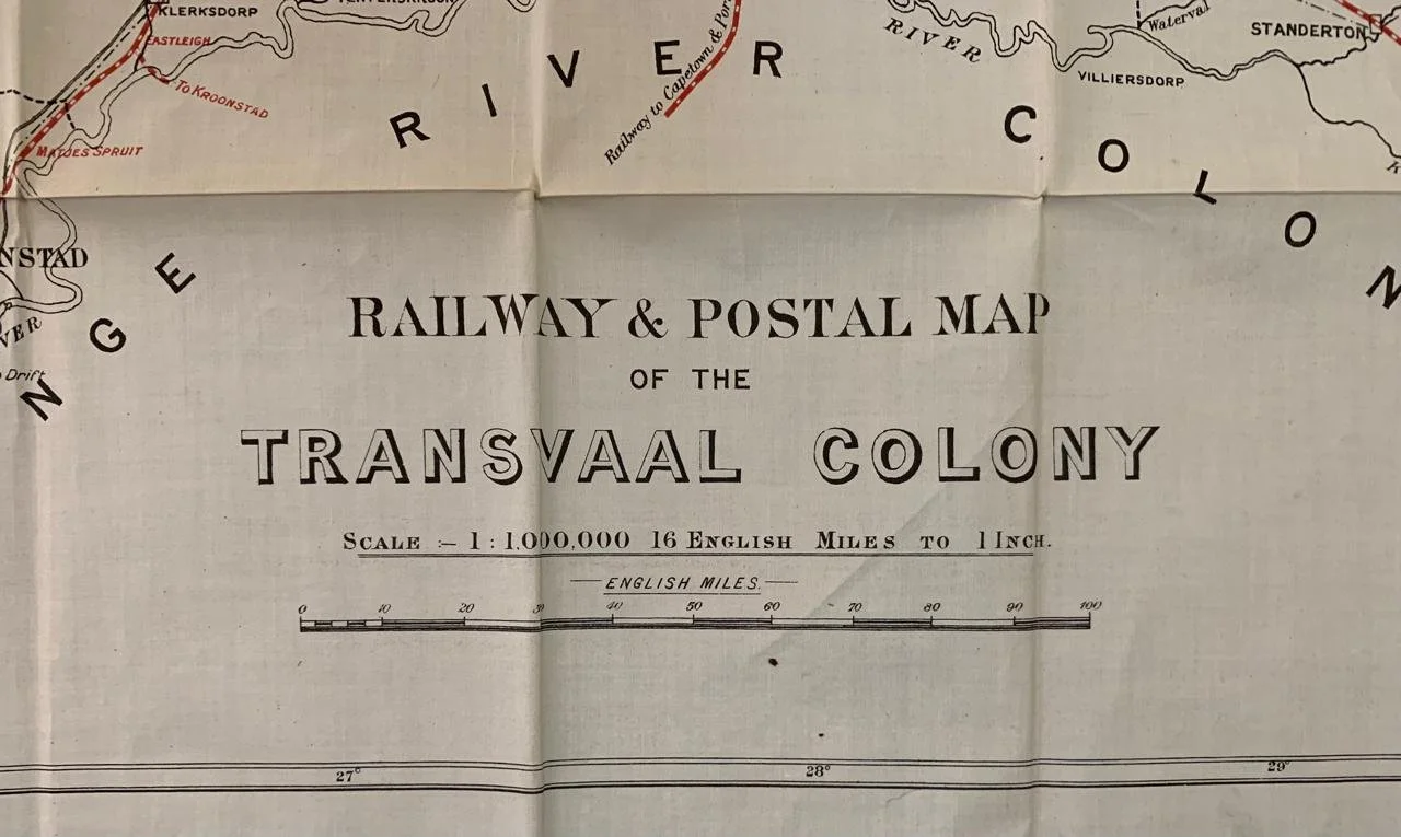 Troye's New Map of the Transvaal Colony (c.1902-1909)