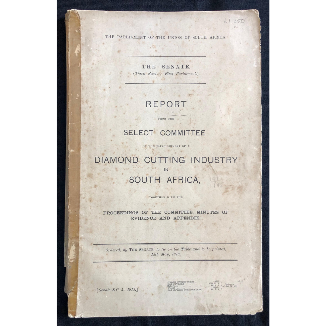 Blue Book – Diamond Cutting Industry Report 1879 R1,250
