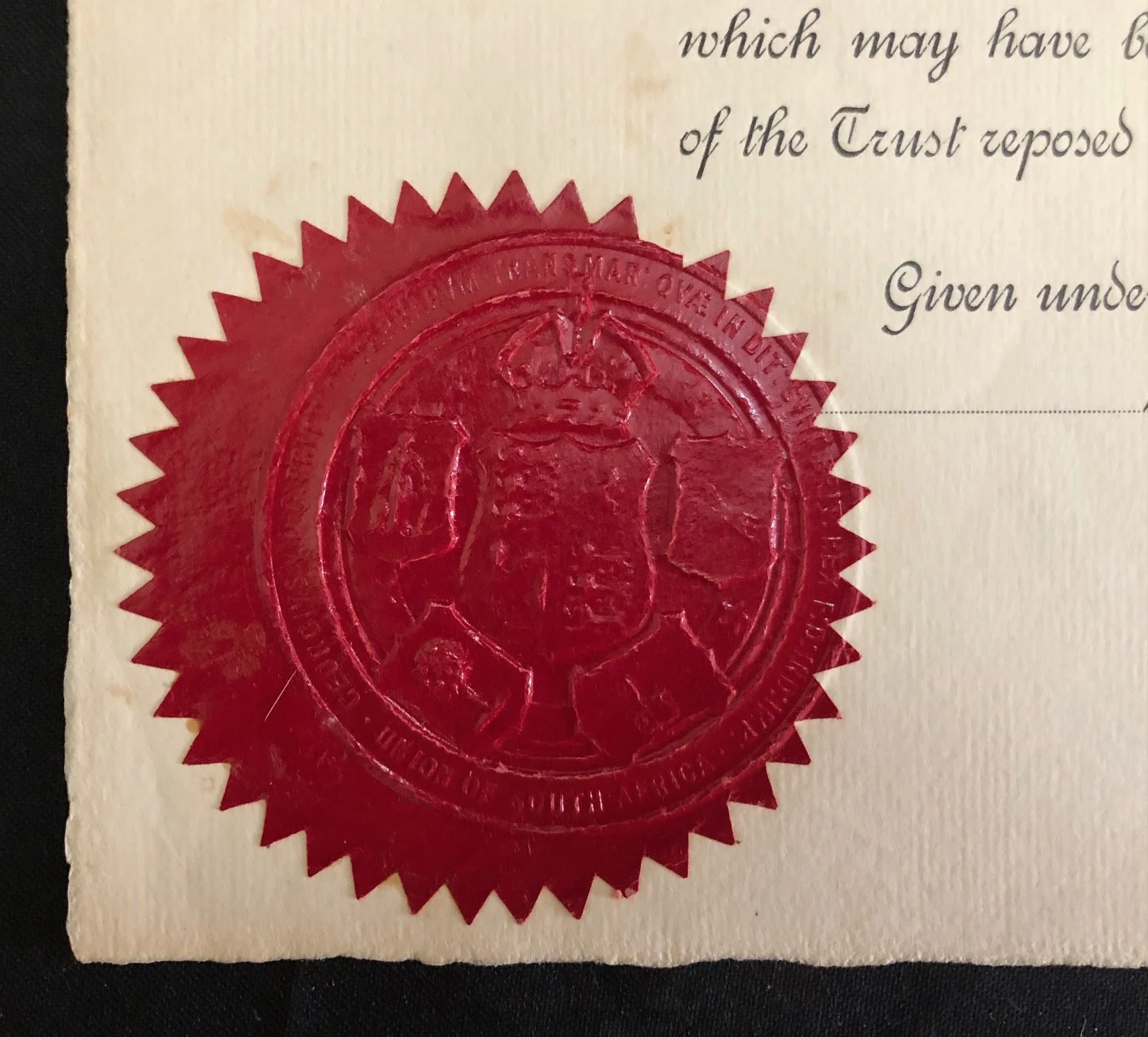 Official commission document appointing Tytherleigh as a Temporary Captain in the Active Citizen Force (1916)