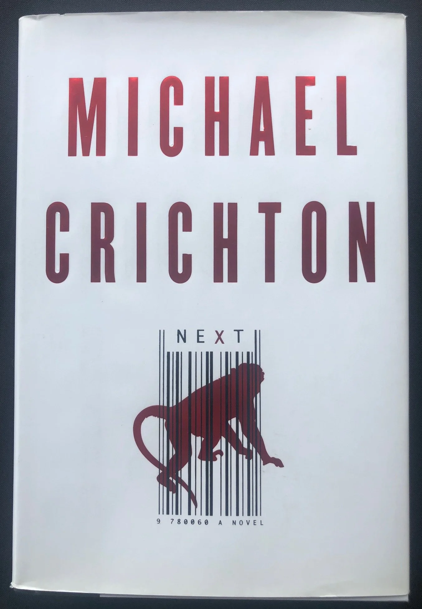 Next by Michael Crichton, signed first edition 1.jpg