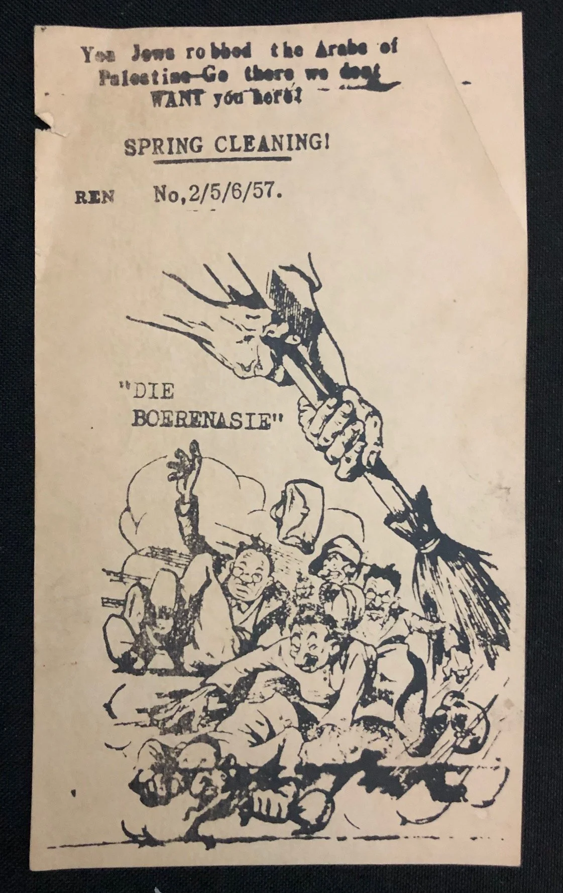 Antisemitism - Die Boerenasie (The Boer Nation) A Natal based Nazi Organisation c.1950’s