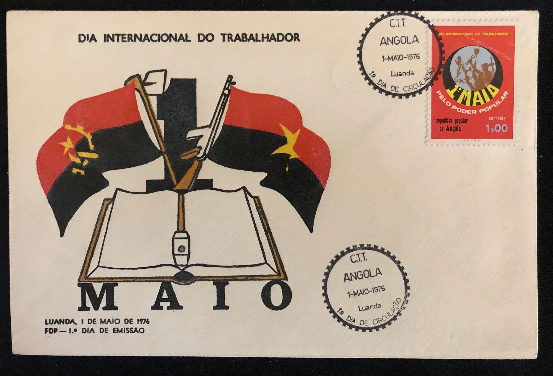 Four Post-Independence Angolan First Day Covers (1976)