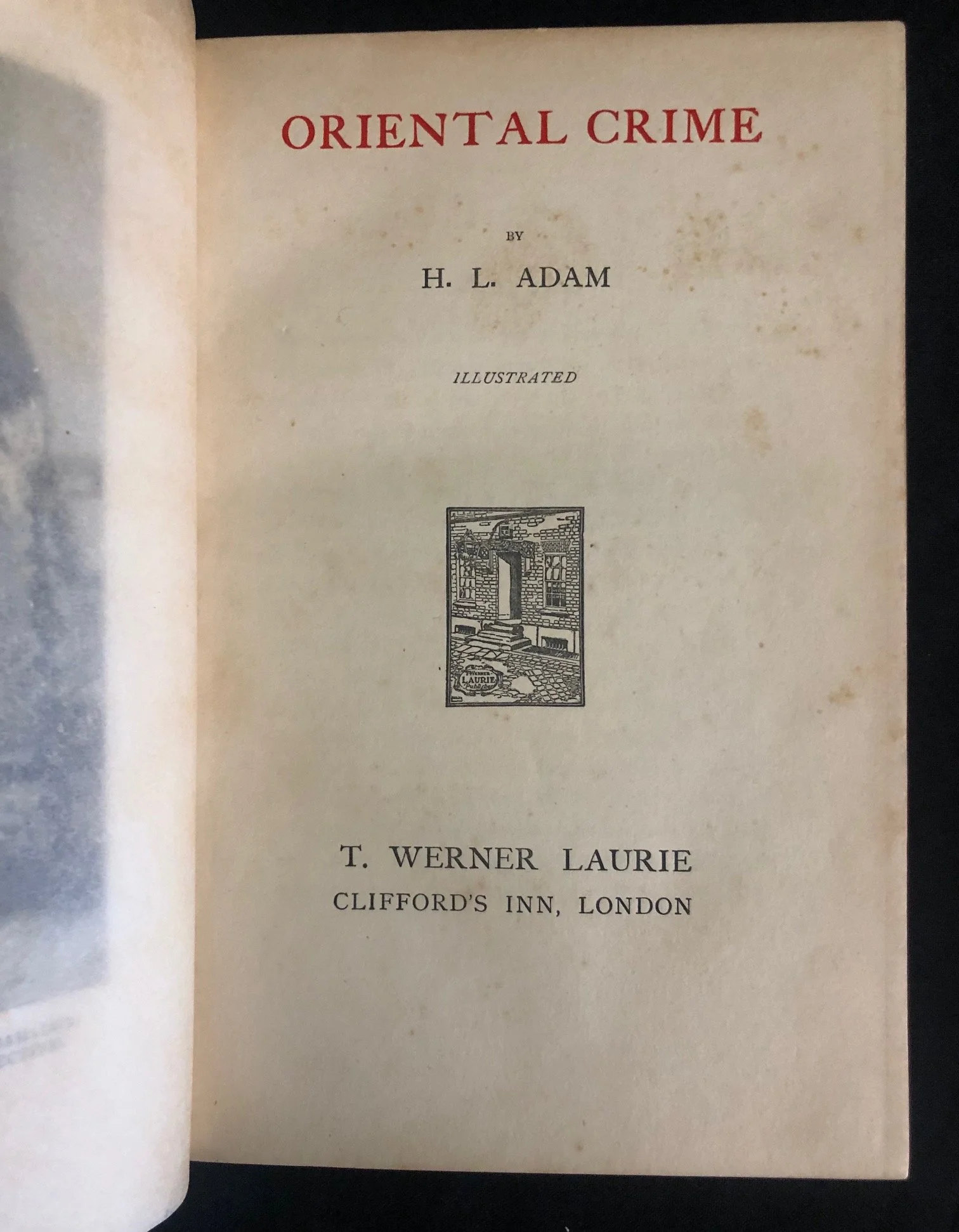 Oriental Crime by H. L. Adam (c.1908)