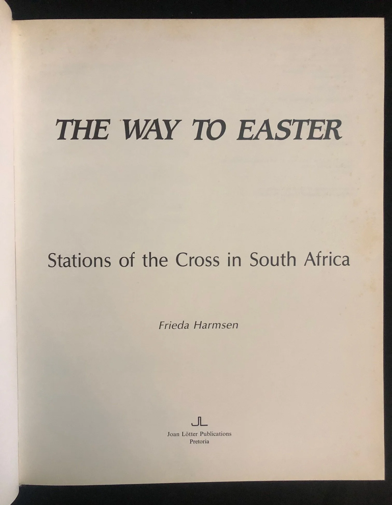 South African Art History: The Way to Easter by Frieda Harmsen (1989)