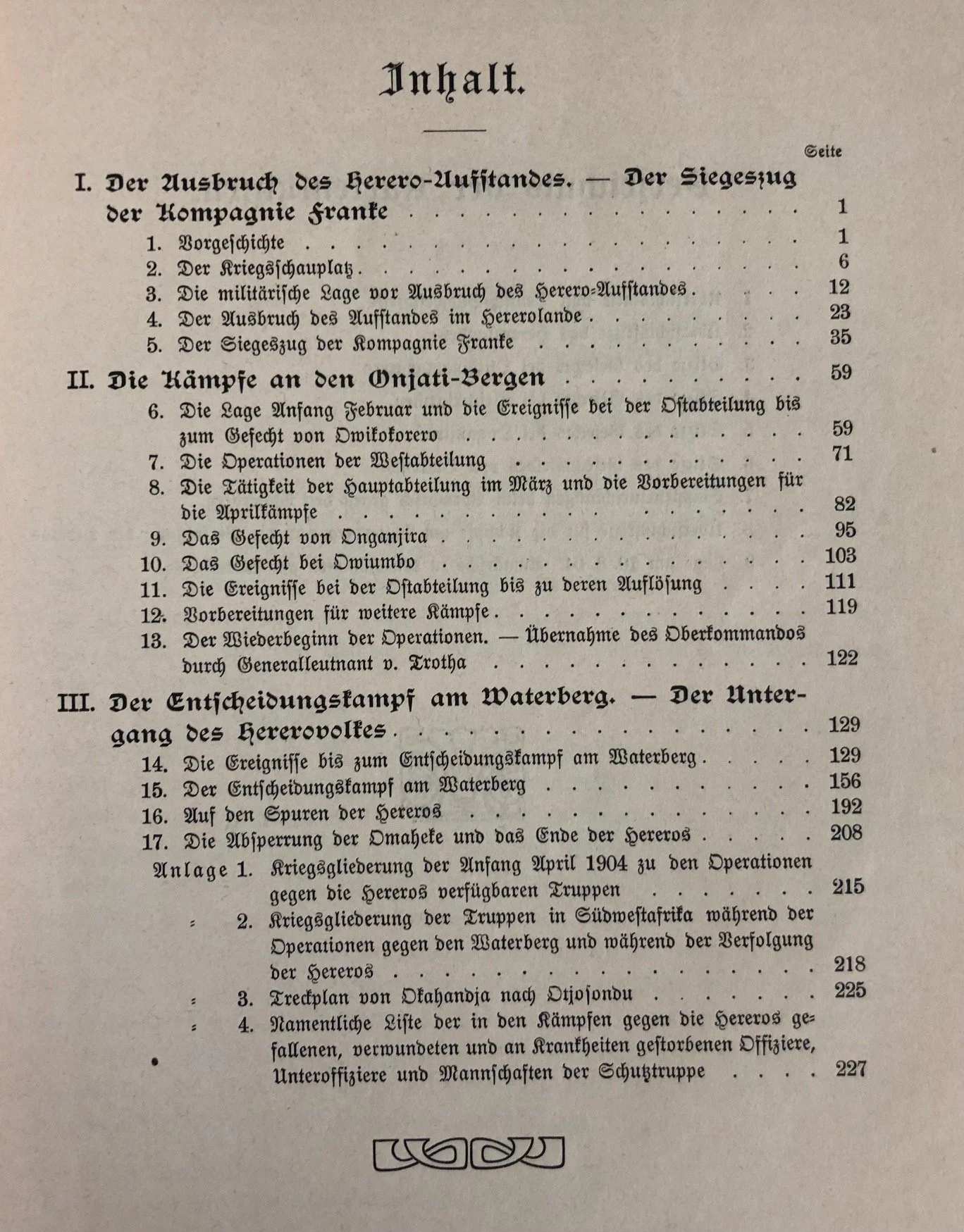 Die Kämpfe der deutschen Truppen in Südwestafrika