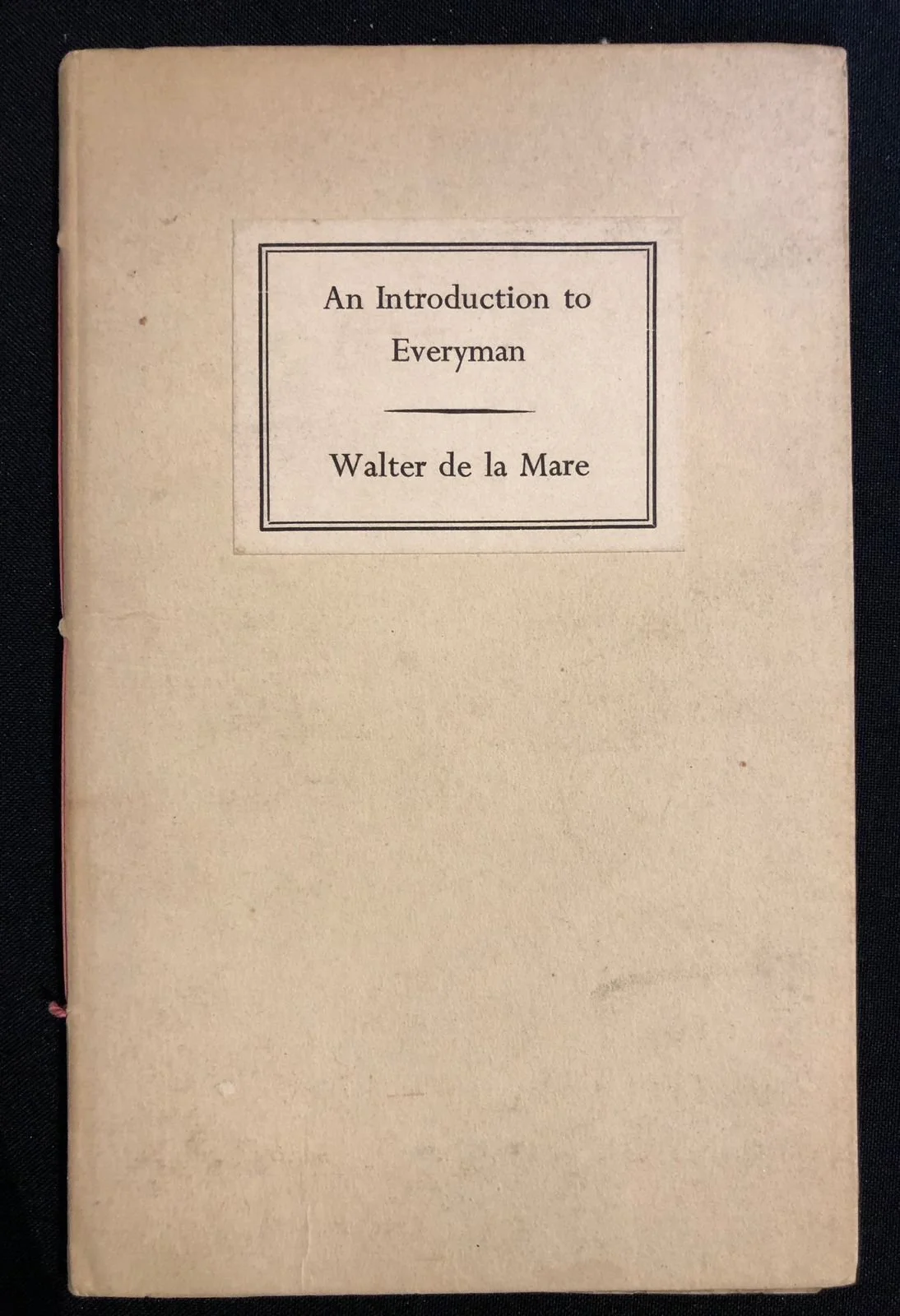 An Introduction to Everyman 1938