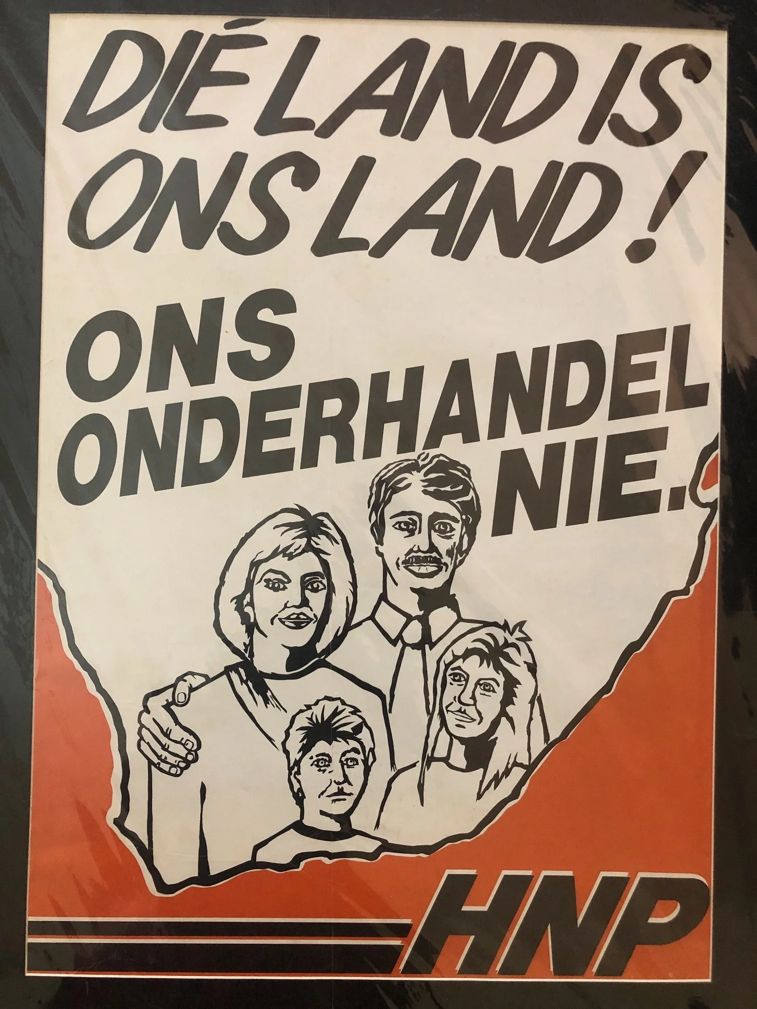 Original political poster: Our Land is Our Land - HNP
