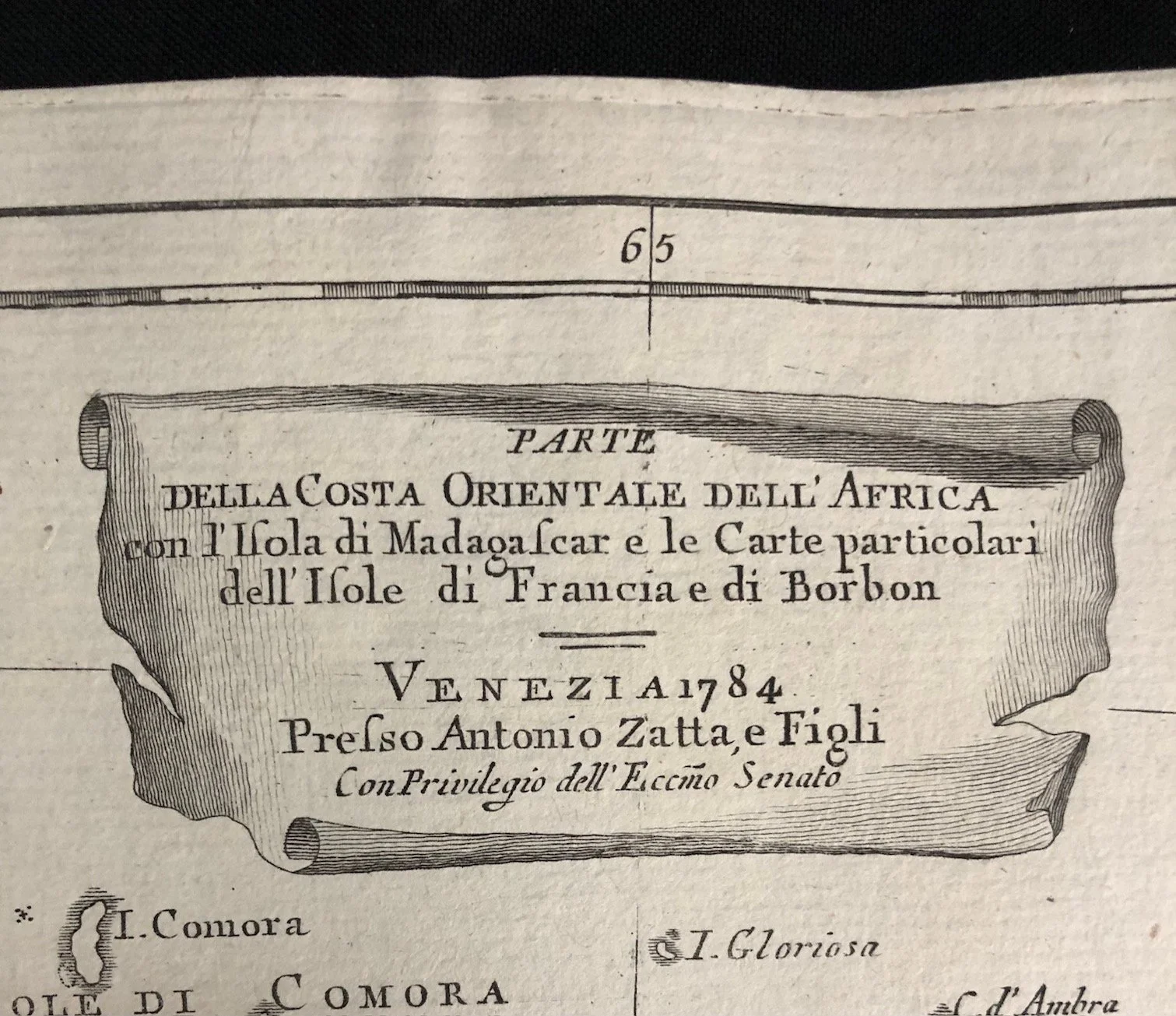 Part of the East Coast of Africa with the Island of Madagascar (1784)