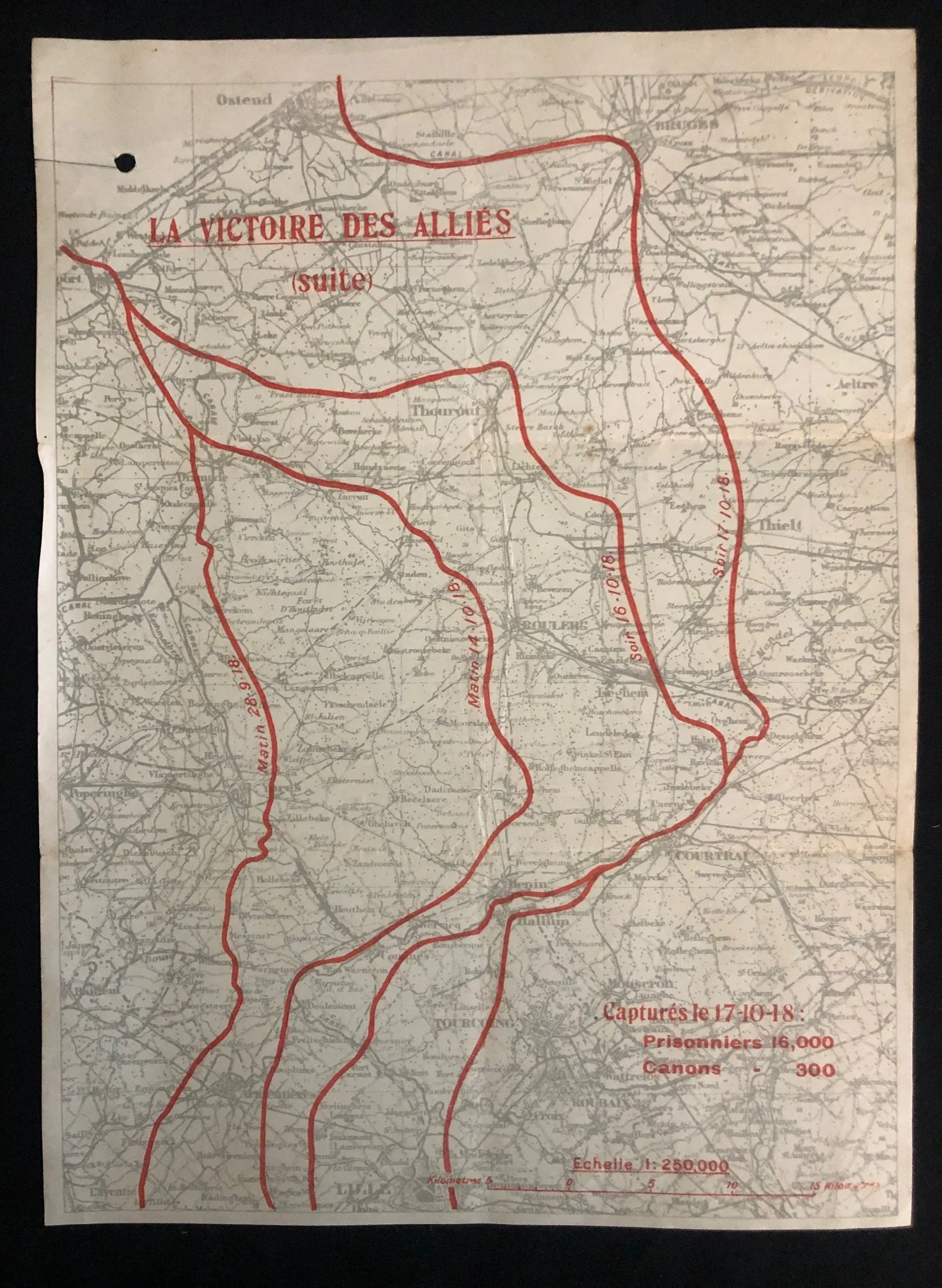 Allied Propaganda air-dropped in the First World War 1918