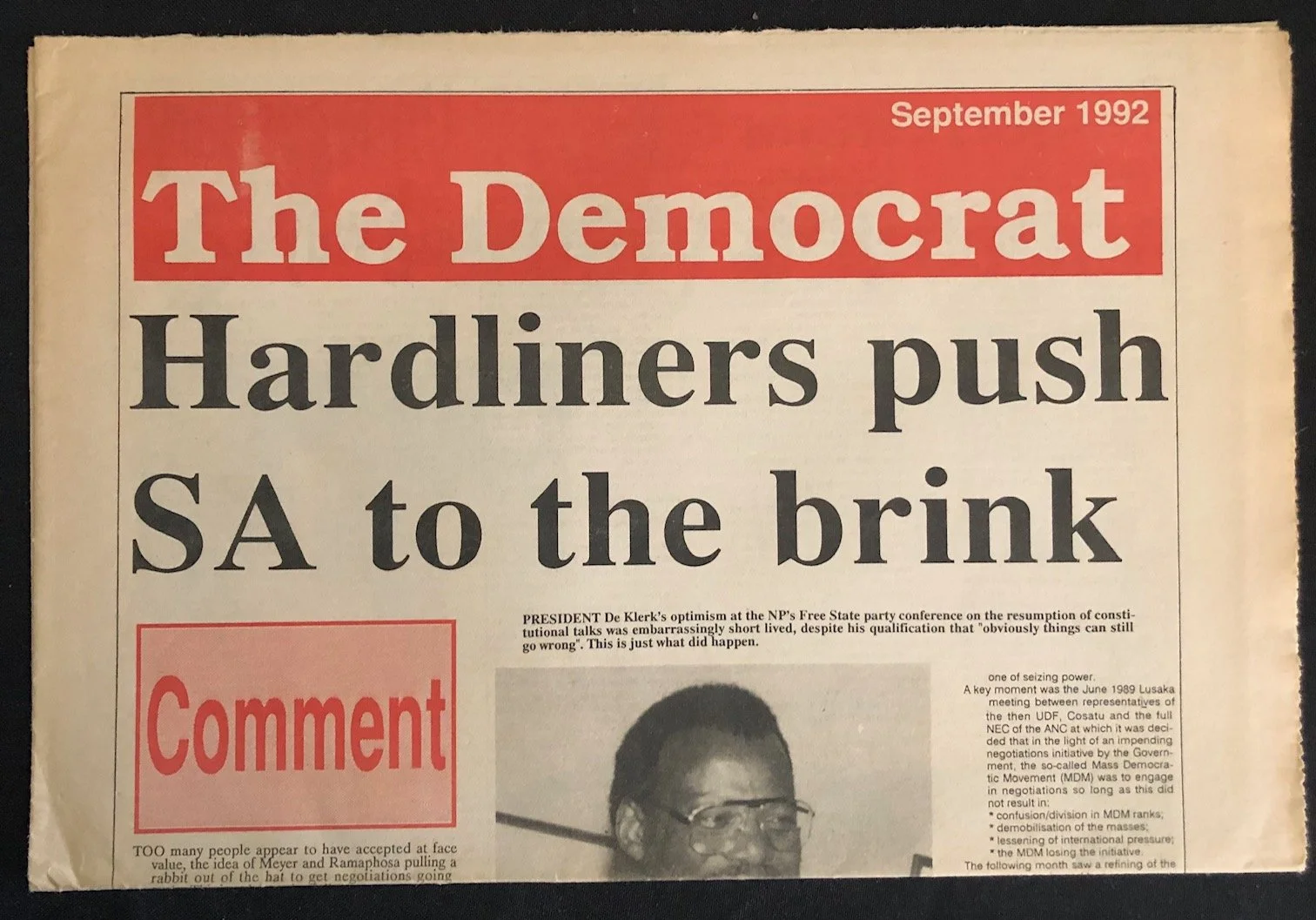 Collection of Ephemera Relating to The Inkatha Freedom Party (IFP) (8)