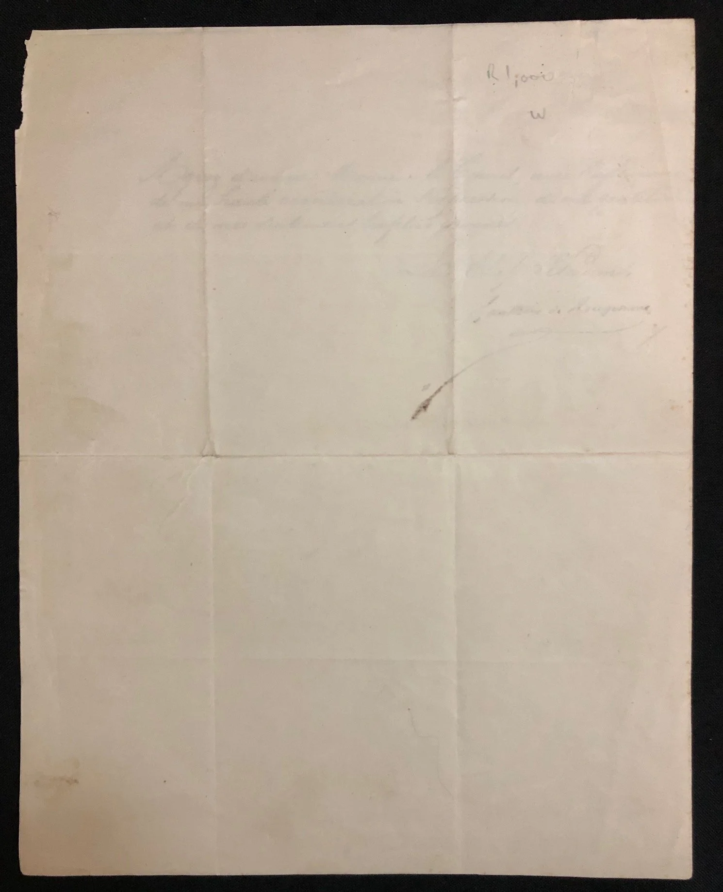 Letter: St. Helena, Tomb of Napoleon I