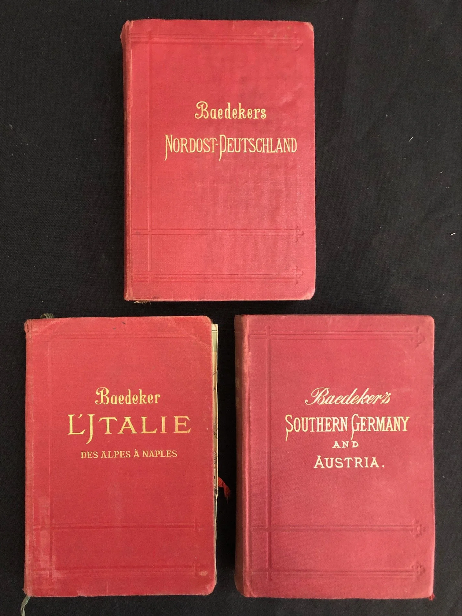 A Trio of Baedeker Guides