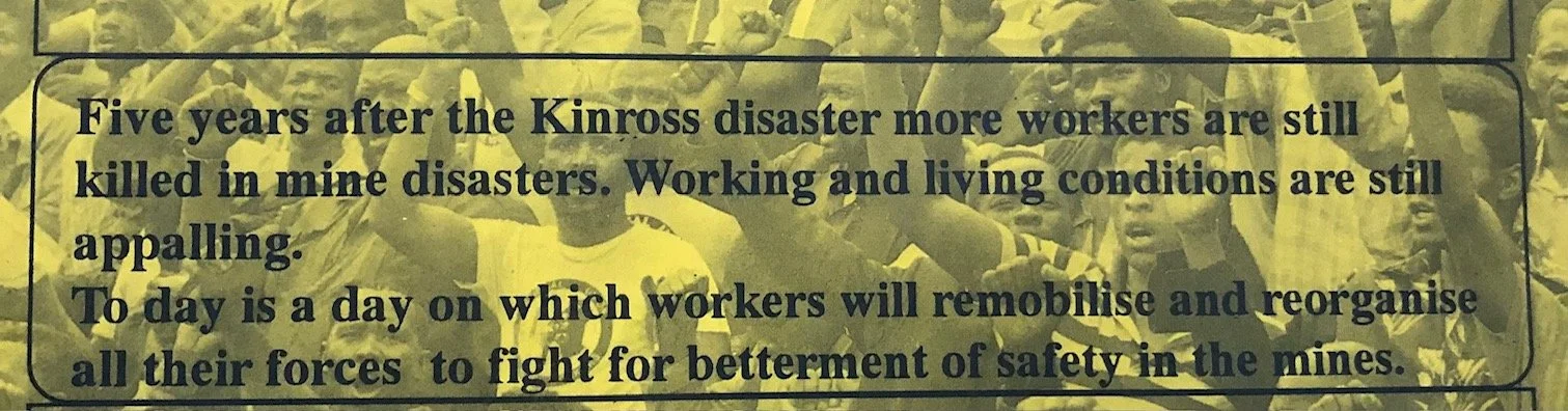 Health and Safety Day - Kinross Gold Mine disaster (1991)