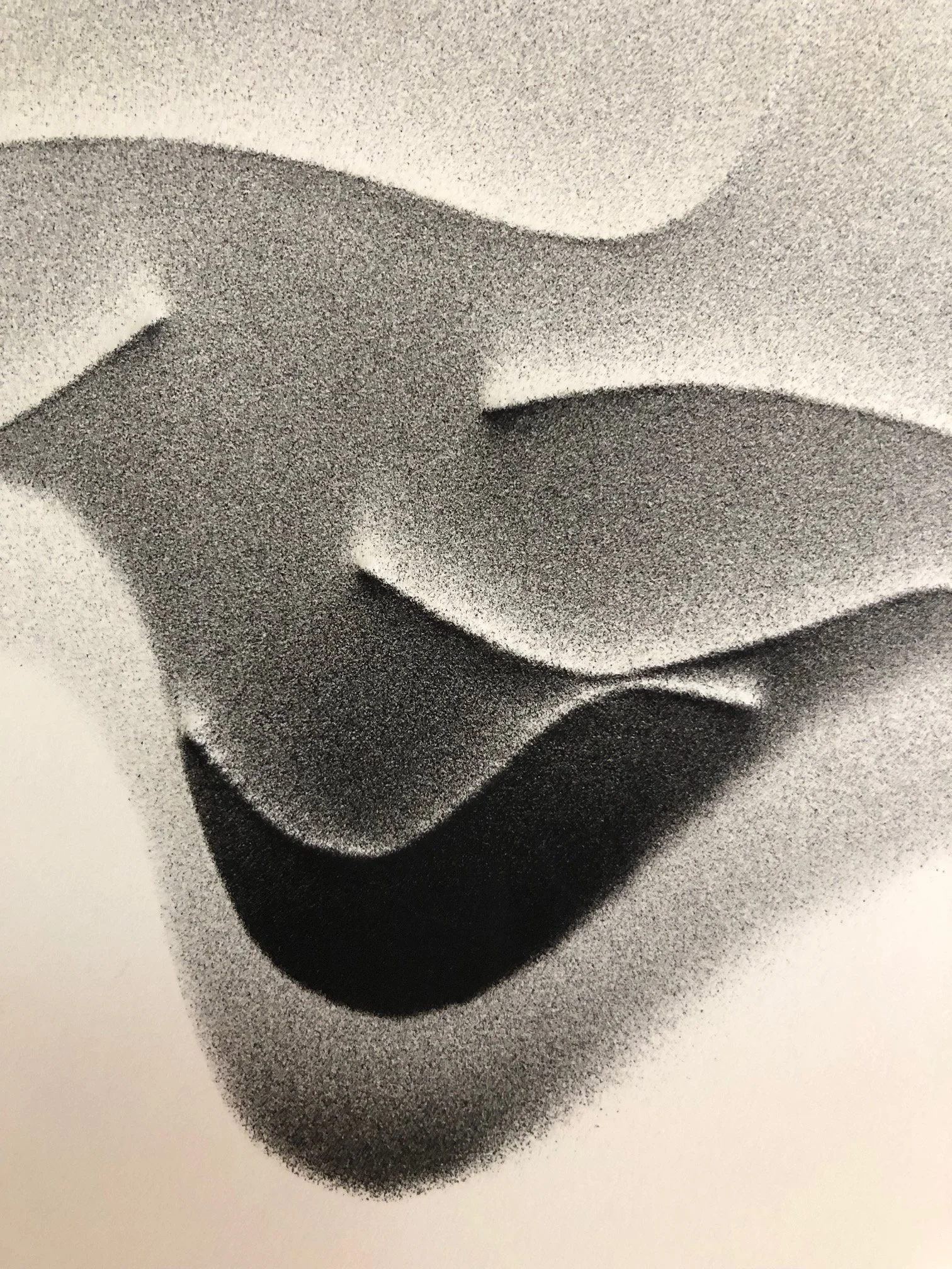 Reclining Nude Abstract by George Boys. c.1985