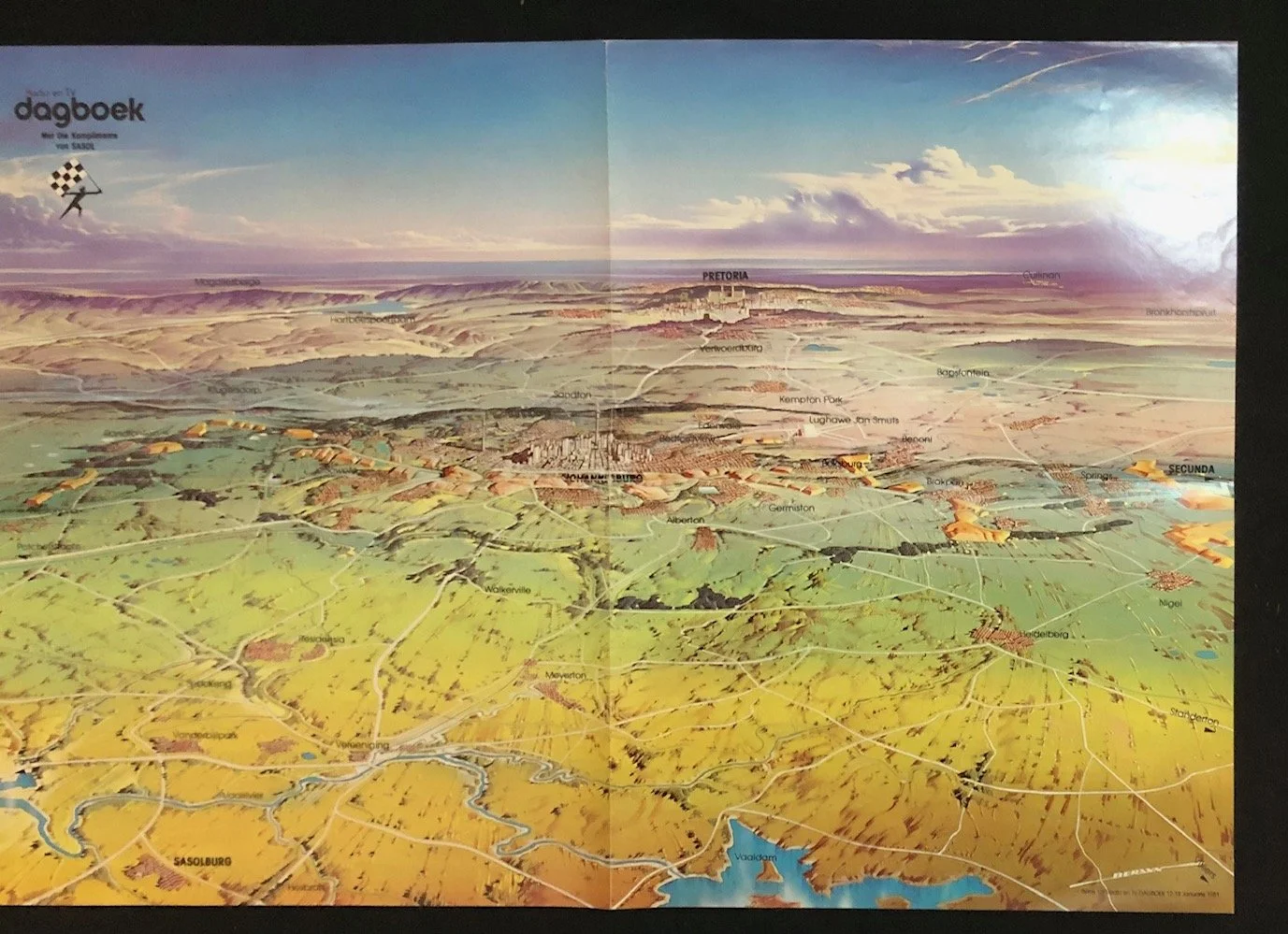 The Witwatersrand Gold Mines, insert from Radio en TV Dagboek (Radio and TV Diary) 1981.