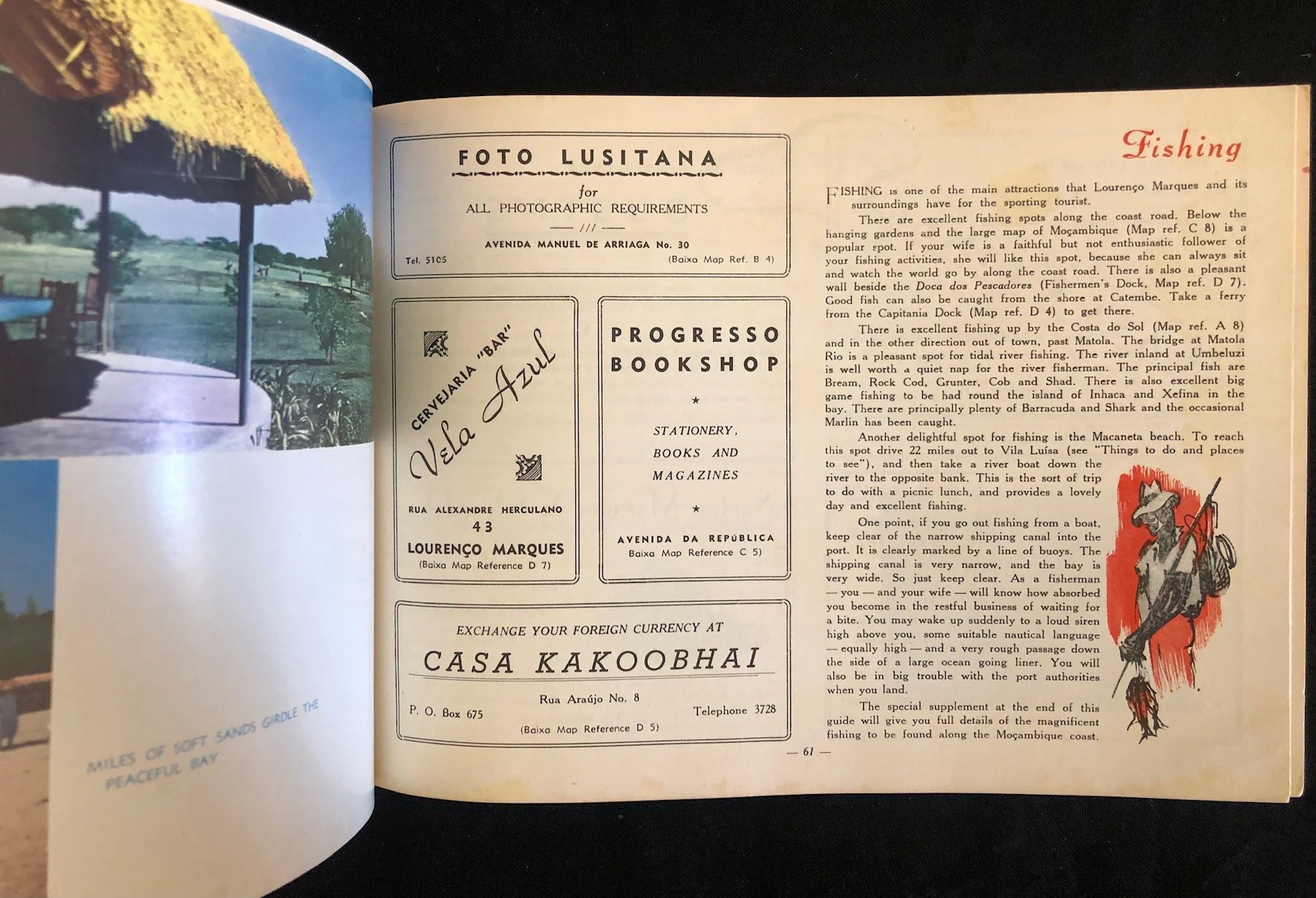 Lourenço Marques and the Moçambique Coast: A Guide, written by John Anthony (c.1955)