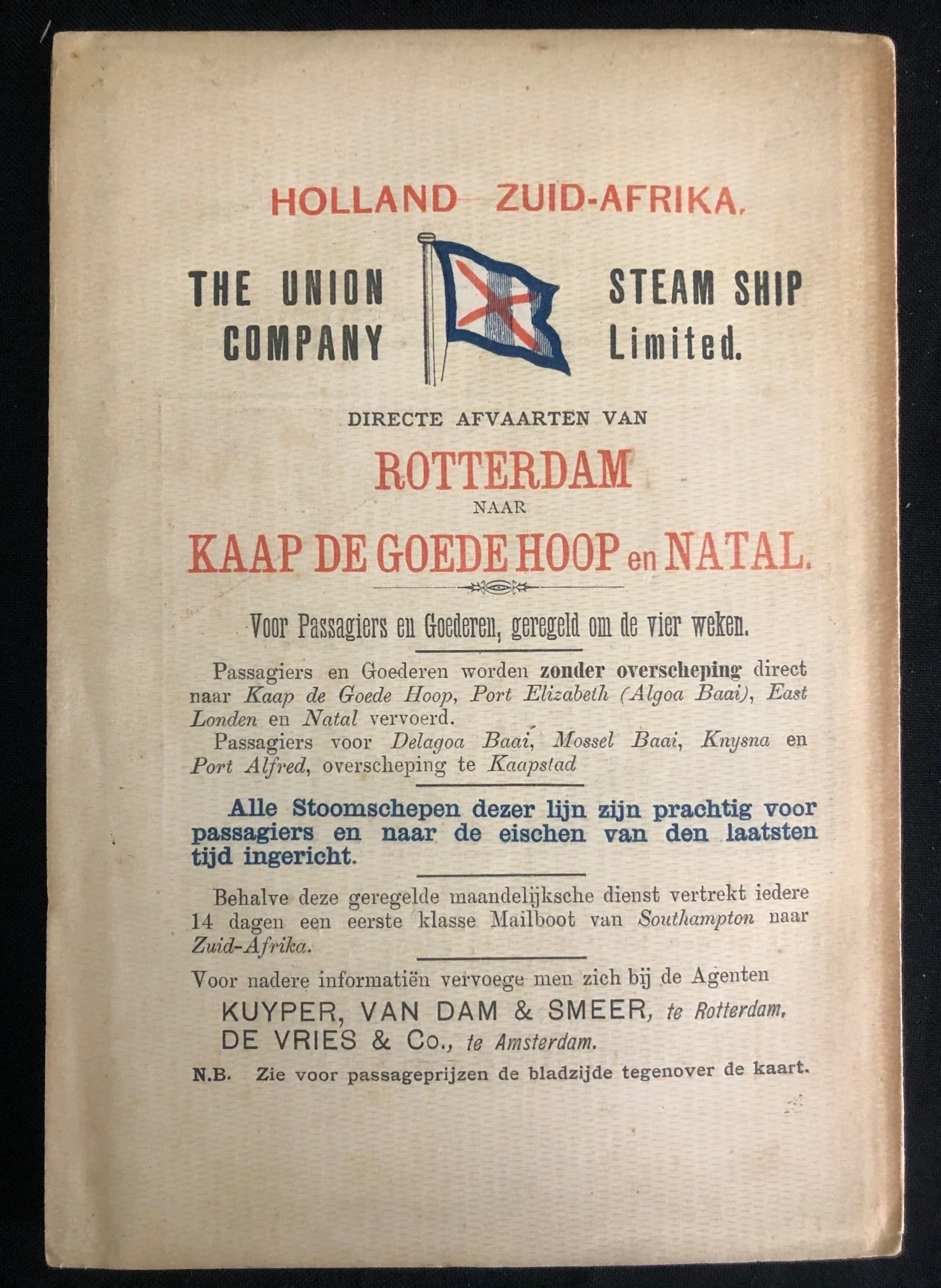 Transvaal en Omliggende Landen (Transvaal and Surrounding Lands). 1889